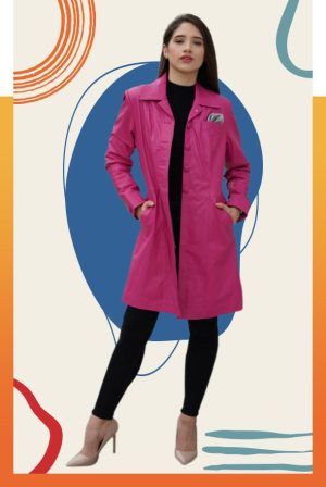 Pink Overcoat - Retriever Leather Designs